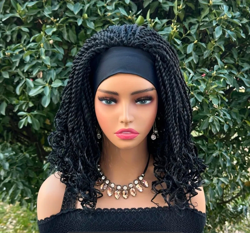Wigs with headbands