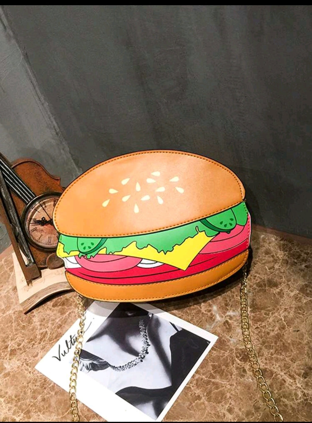 Hamburger handbag