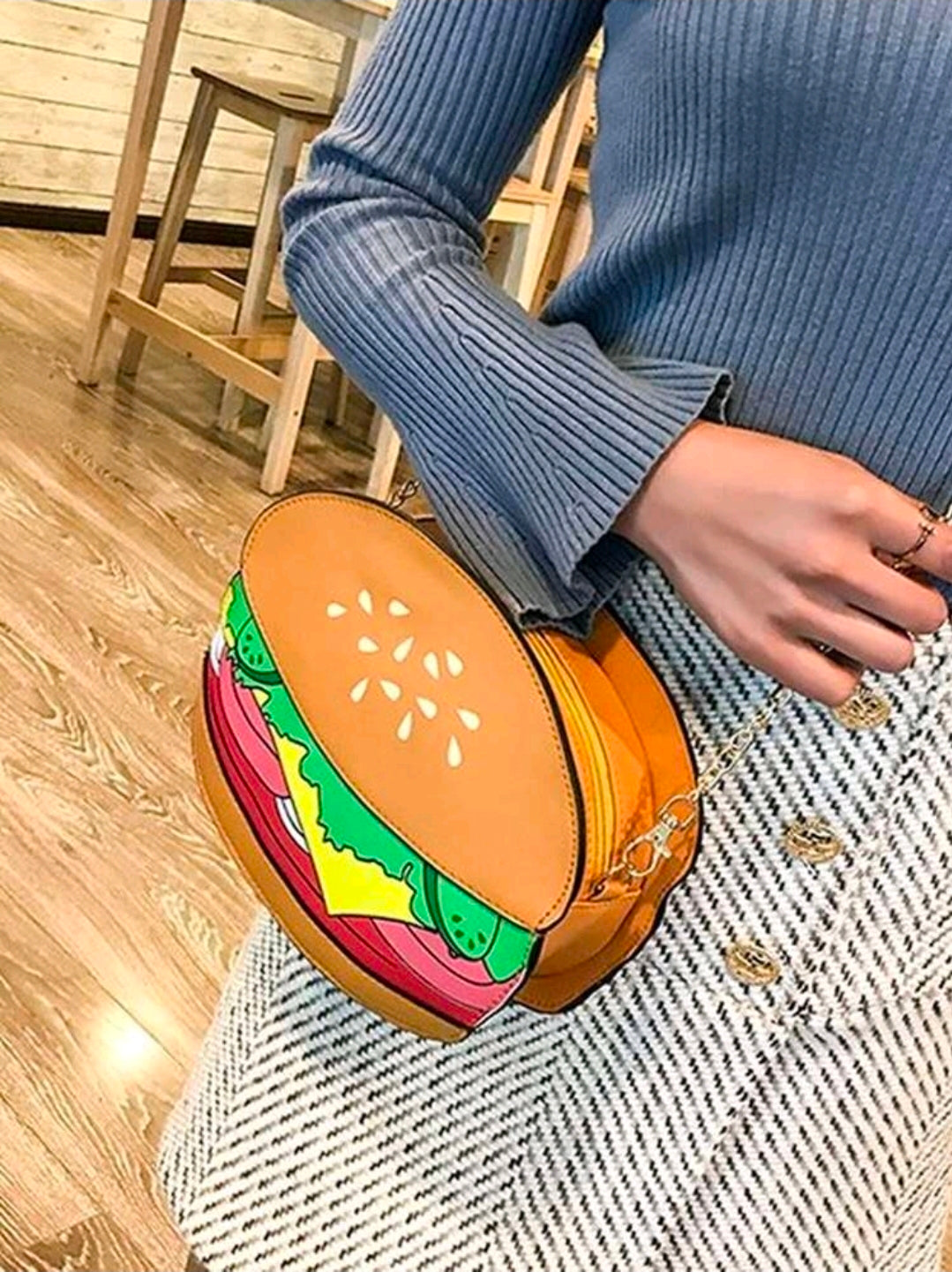 Hamburger handbag