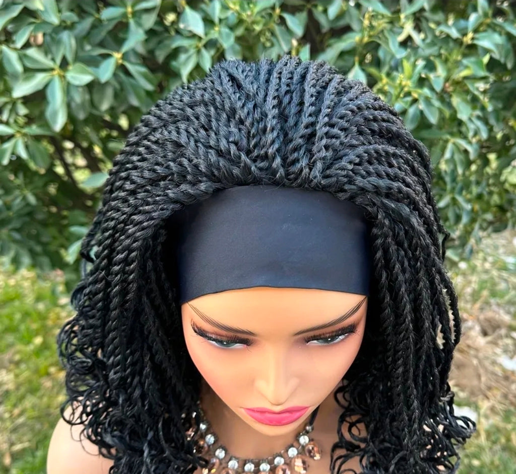 Wigs with headbands