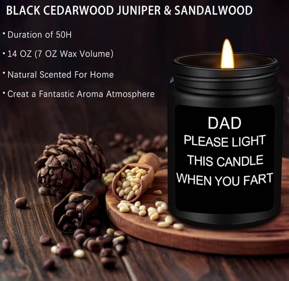 Funny Dad Candle