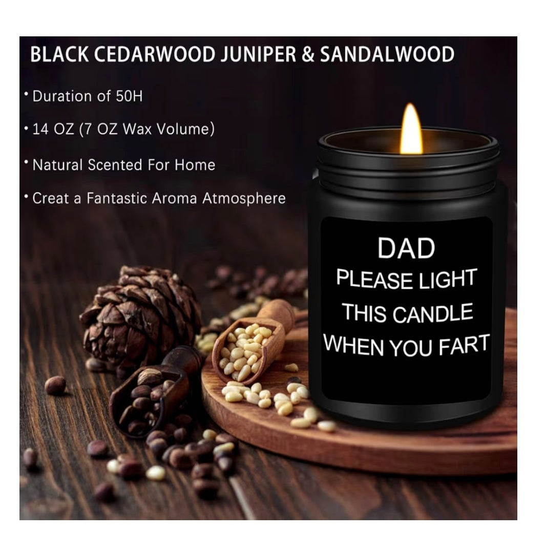 Funny Dad Candle