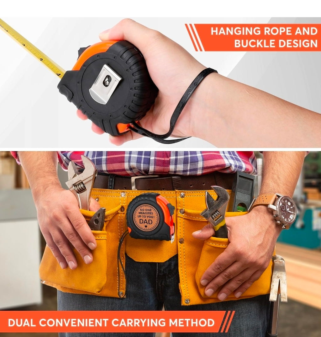 Leather Engraved 25 ft Tape Measure Tools