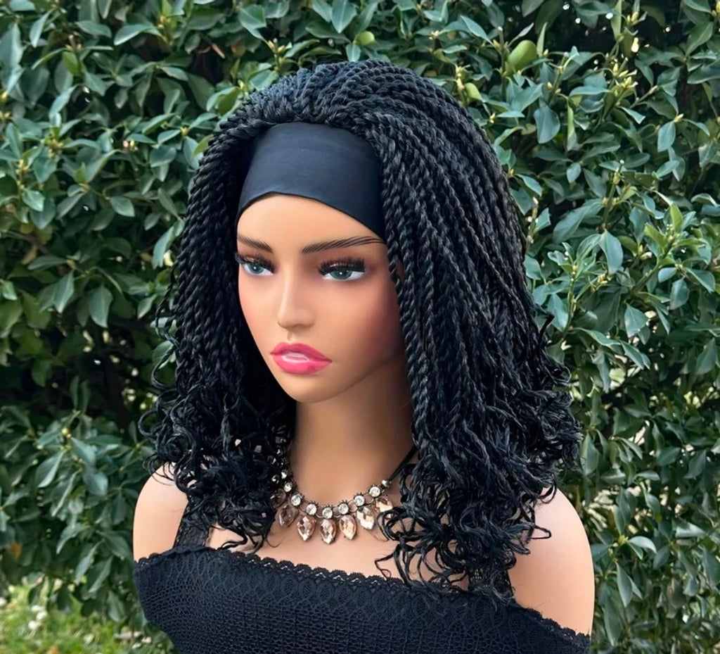 Wigs with headbands
