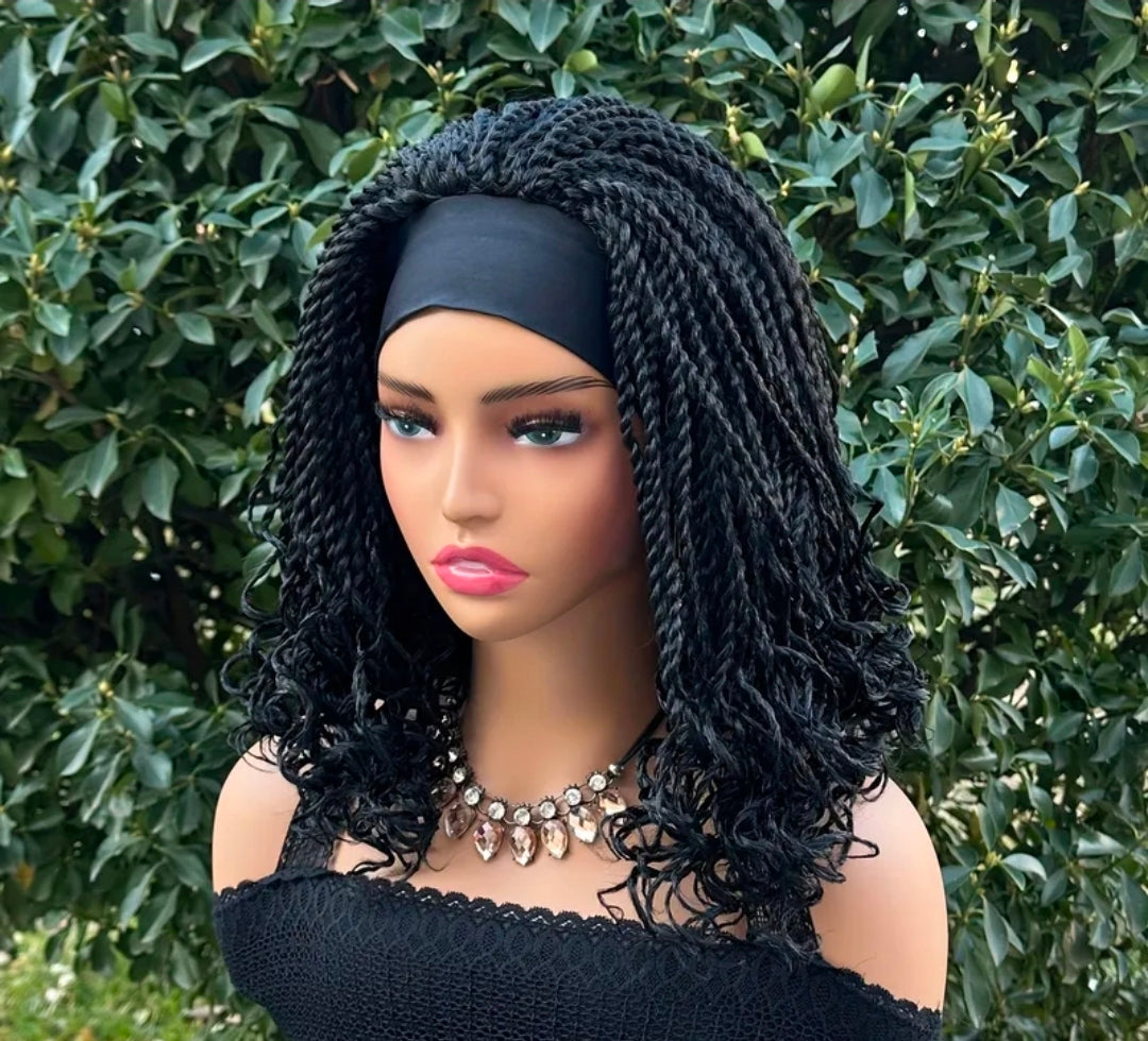 Wigs with headbands
